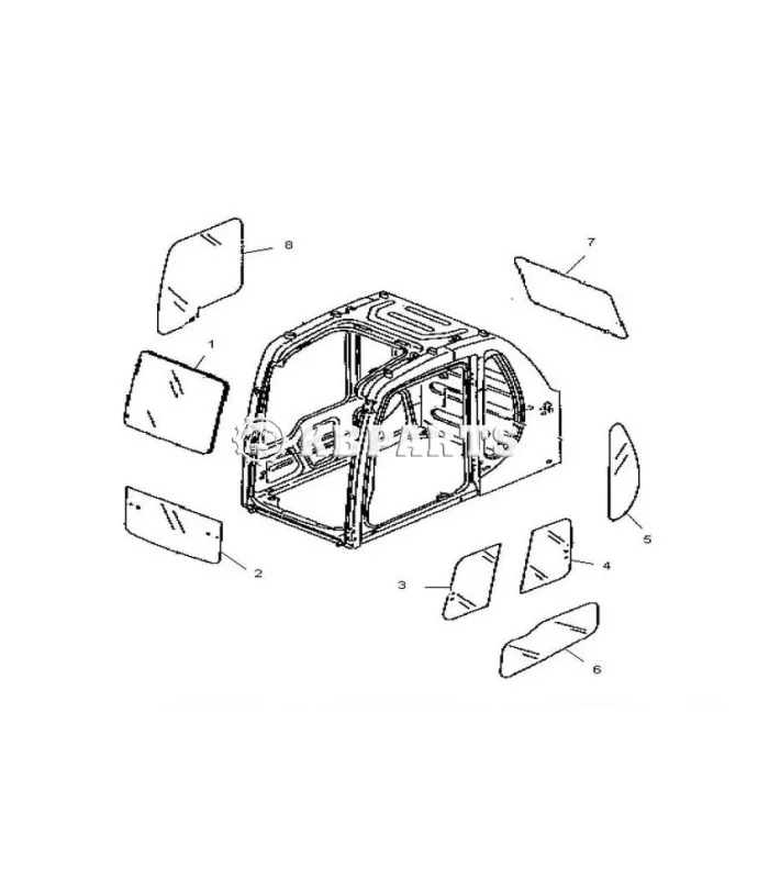 kinh-may-xuc-komatsu-pc-6 Kính máy xúc Komatsu - Ảnh 2