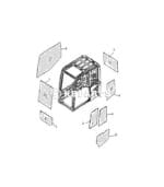 Kính máy xúc Komatsu - Ảnh 3