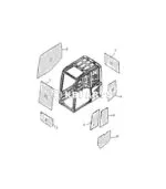 Kính máy xúc Komatsu - Ảnh 3