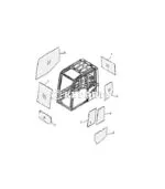 Kính máy xúc Komatsu - Ảnh 4