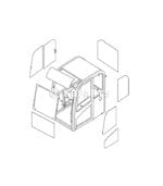 Kính máy xúc Daewoo - Solar - Ảnh 3