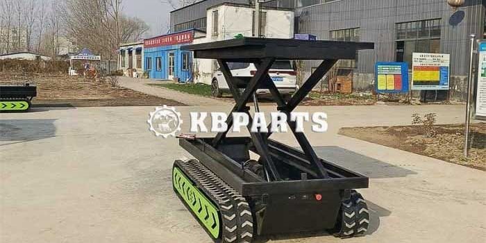 Bánh xích cao su xe nâng hạ giá rẻ